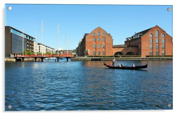 Vintage copenhagen | København as Venice Acrylic by M. J. Photography