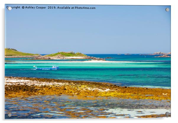 Scilly Isles Acrylic by Ashley Cooper
