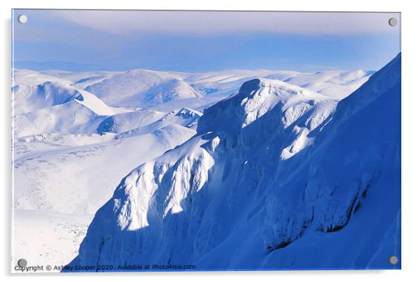 Ben Nevis Acrylic by Ashley Cooper