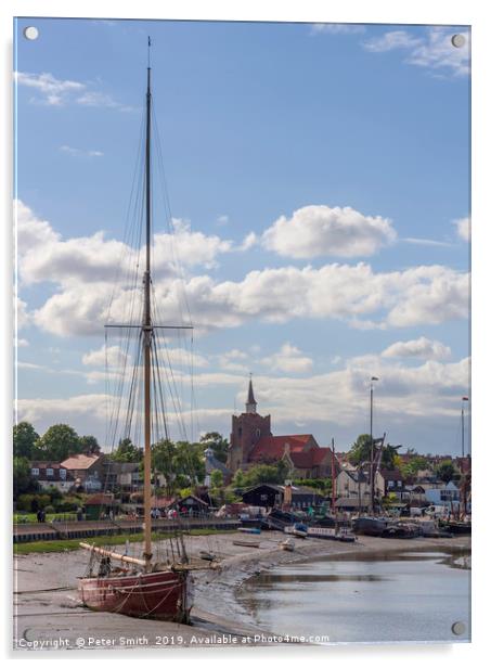 Maldon Town Acrylic by Peter Smith