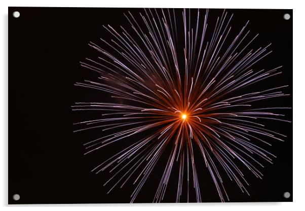 Firework Gillingham  fireworks, 2017 Acrylic by zoe knight