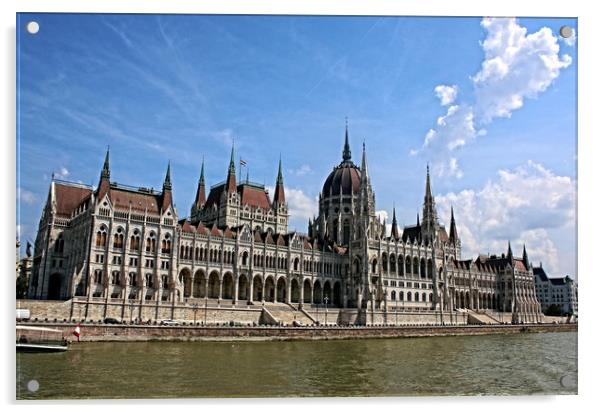 Parliament building, Budapest Acrylic by Martin Smith