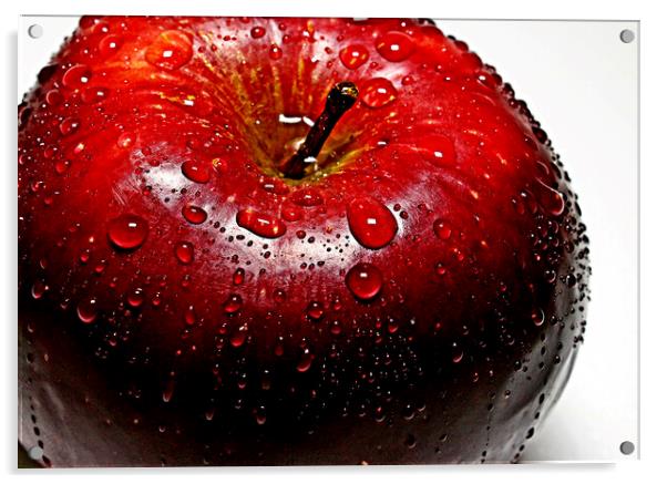 Fresh red applr Acrylic by Martin Smith