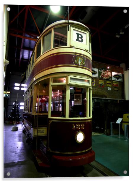 Museum tram Acrylic by Martin Smith
