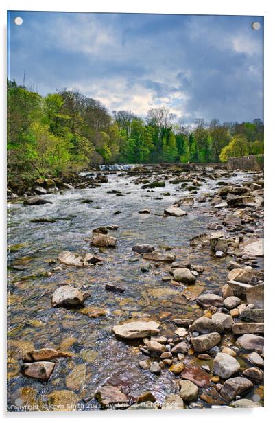 River Swale near Richmond Falls Acrylic by Kevin Smith