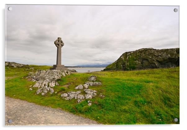 Celtic Cross Acrylic by Kevin Smith