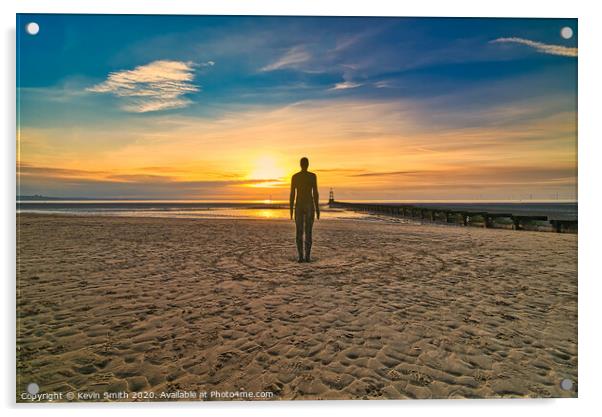 Perfect Solitude, by Anthony Gormley Acrylic by Kevin Smith