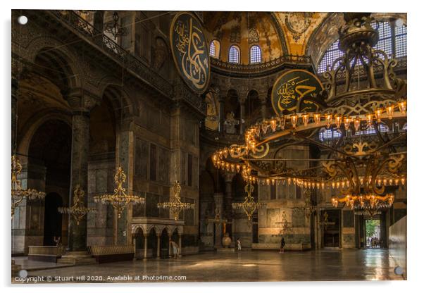 Hagia Sophia  Acrylic by Stuart Hill