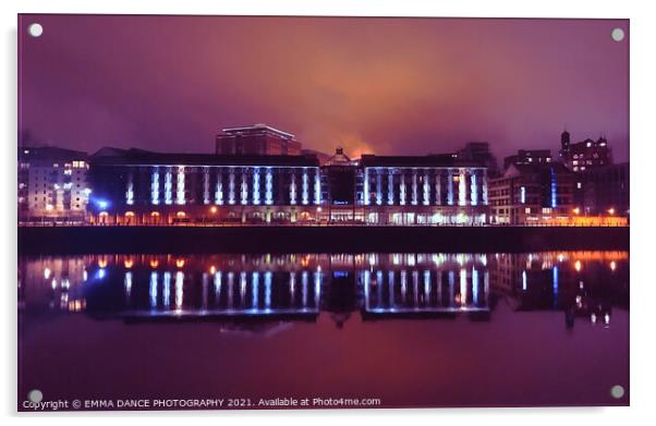 Reflections on the River Tyne Acrylic by EMMA DANCE PHOTOGRAPHY