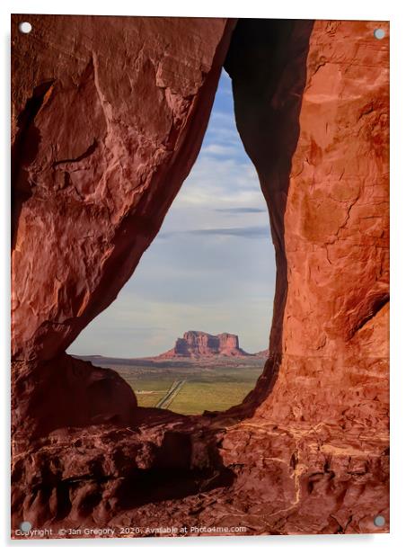 Monument Valley Acrylic by Jan Gregory