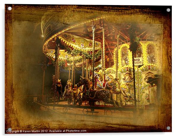 The Carousel Acrylic by Karen Martin