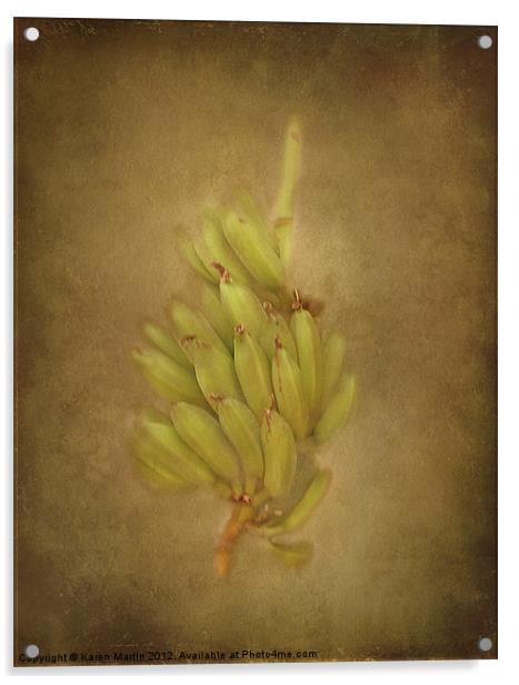 Bananas Acrylic by Karen Martin