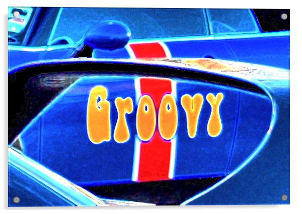 Groovy Acrylic by Karen Martin