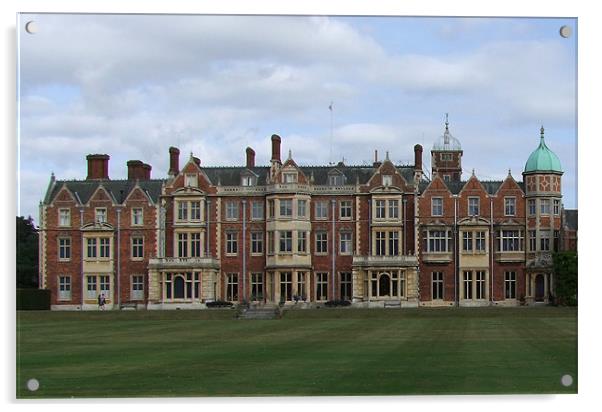 SANDRINGHAM HOUSE Acrylic by Ray Bacon LRPS CPAGB