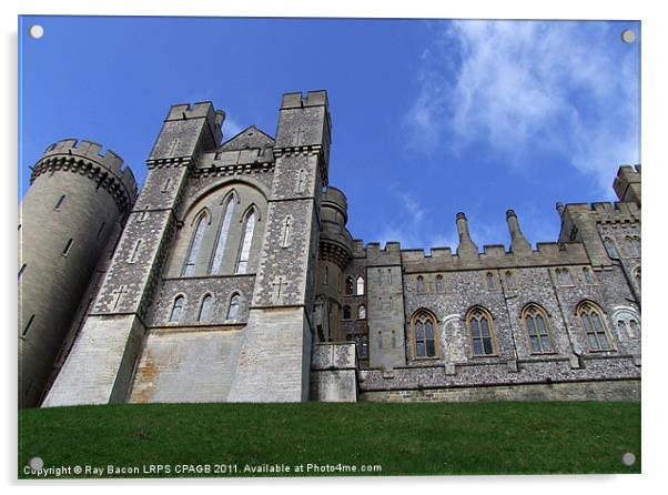ARUNDEL CASTLE,SUSSEX Acrylic by Ray Bacon LRPS CPAGB