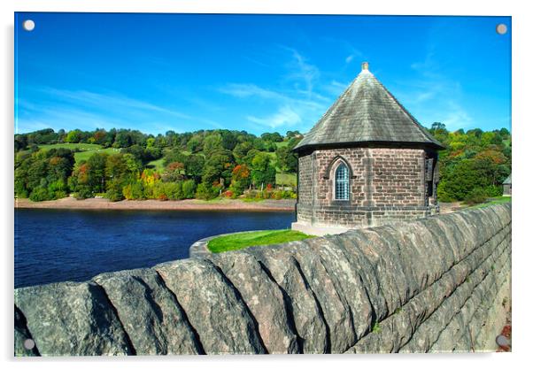 Damflask Reservoir  Acrylic by Alison Chambers