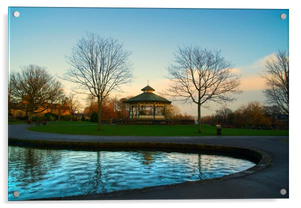 Greenhead Park, Huddersfield  Acrylic by Alison Chambers