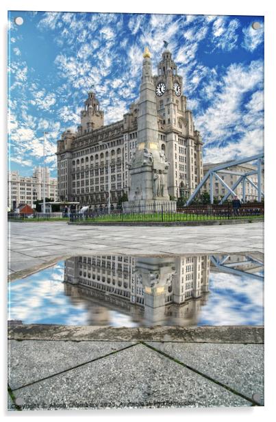 Liverpool  Acrylic by Alison Chambers