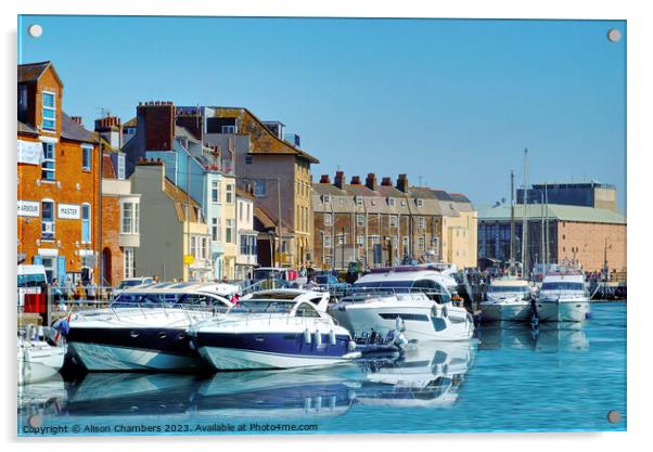 Weymouth Acrylic by Alison Chambers