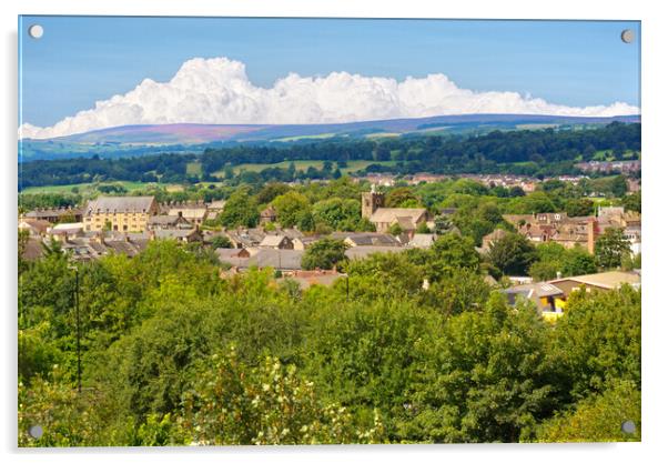 Otley Town Landscape Acrylic by Alison Chambers