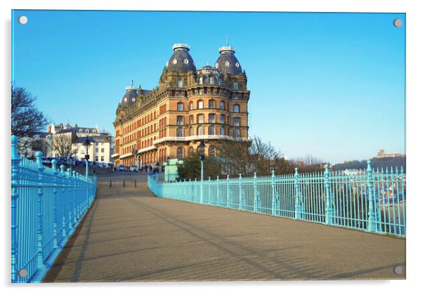 Scarborough Grand Hotel Acrylic by Alison Chambers