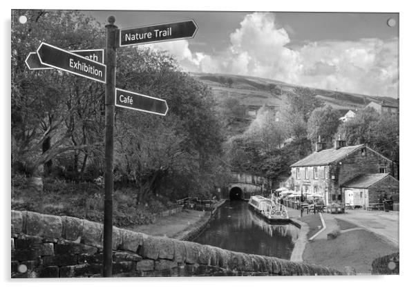 Marsden Tunnel End Acrylic by Alison Chambers