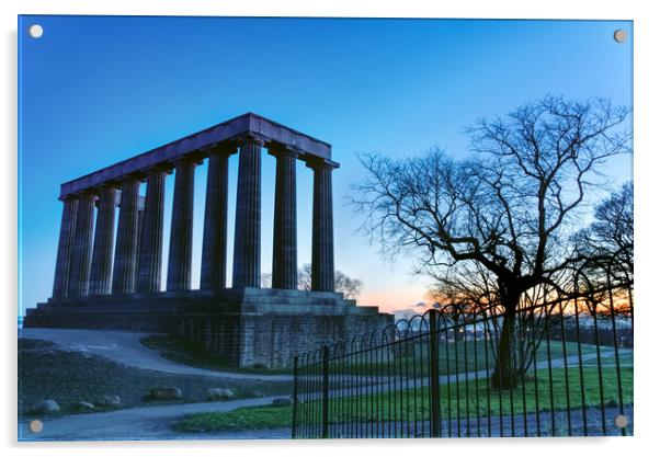 The National Monument of Scotland  Acrylic by Alison Chambers