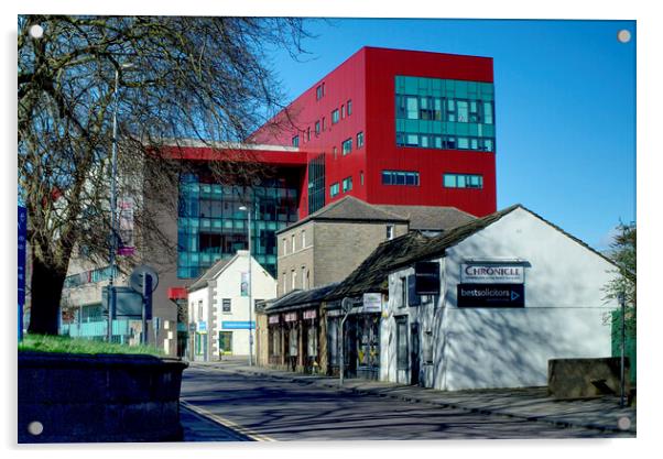 Barnsley College Acrylic by Alison Chambers