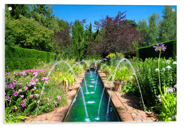 Leeds Alhambra Beautiful Garden Acrylic by Alison Chambers