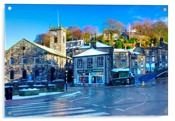 Holmfirth Acrylic by Alison Chambers