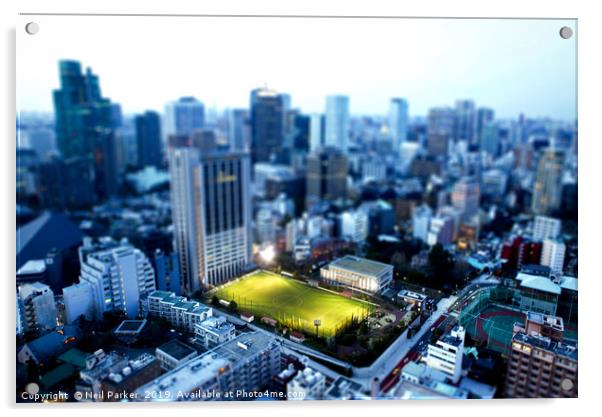Tokyo Acrylic by Neil Parker