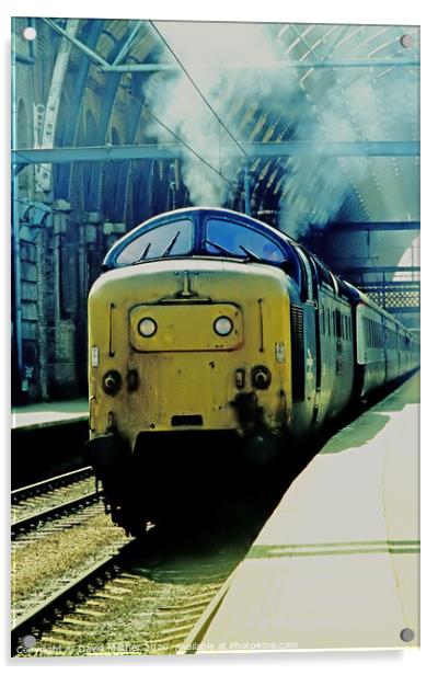 A Deltic to Hull Acrylic by David Mather