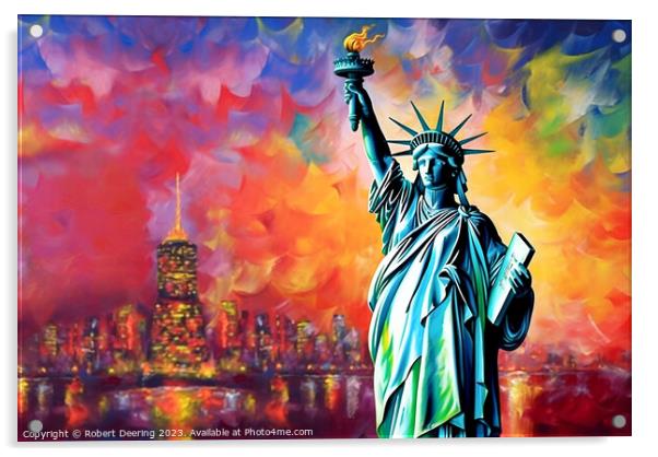 Liberty Acrylic by Robert Deering