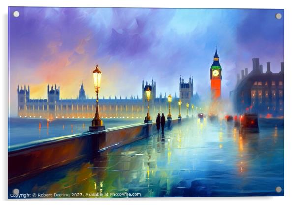 Mother of Parliaments Acrylic by Robert Deering