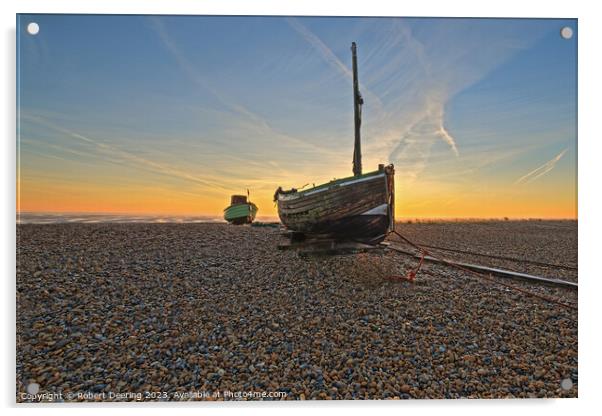 Dawn At Dungeness Acrylic by Robert Deering