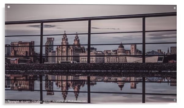 Reflections of Liverpool Acrylic by Liam Neon