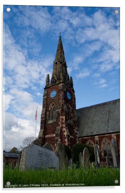 All Saints Church, Thornton Hough Acrylic by Liam Neon