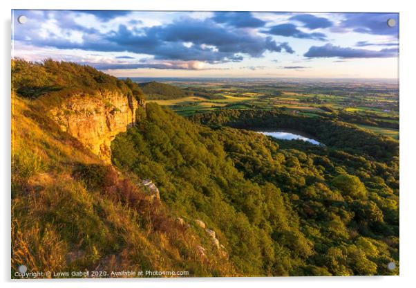 Sutton Bank National Park, Yorkshire Acrylic by Lewis Gabell