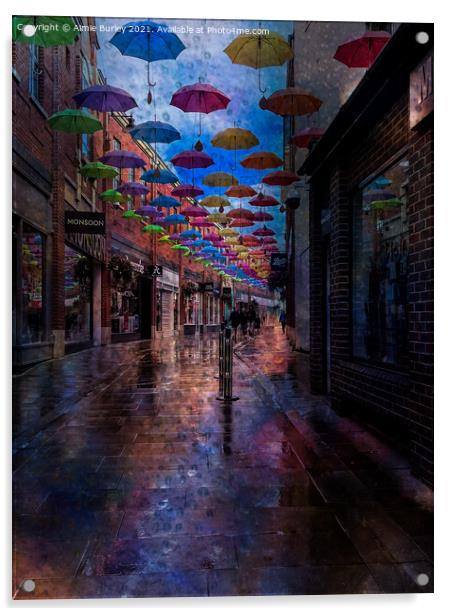Rainy Day In Durham Acrylic by Aimie Burley