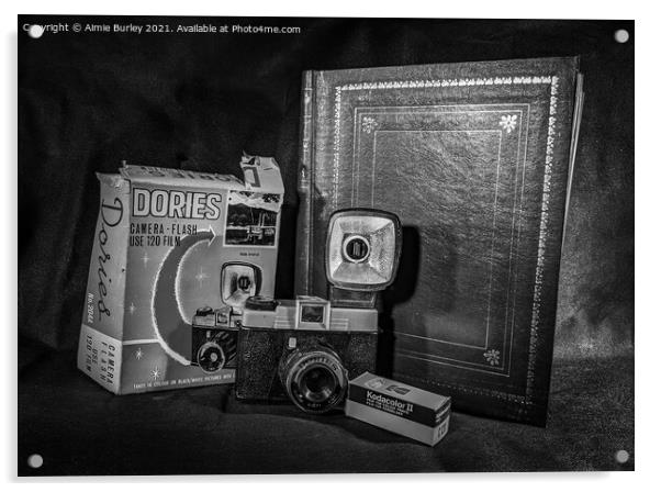 Vintage 60's camera  Acrylic by Aimie Burley