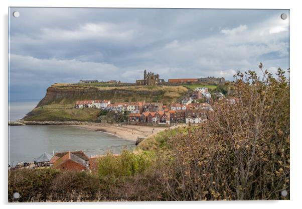 A view over Whitby Bay, North Yorkshire Acrylic by Chris Yaxley