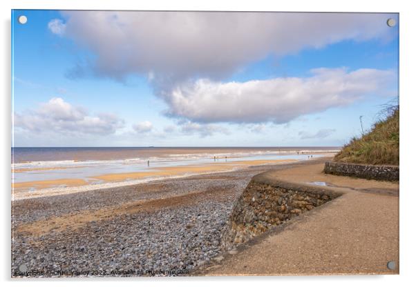 Cromer Beach, North Norfolk Coast Acrylic by Chris Yaxley