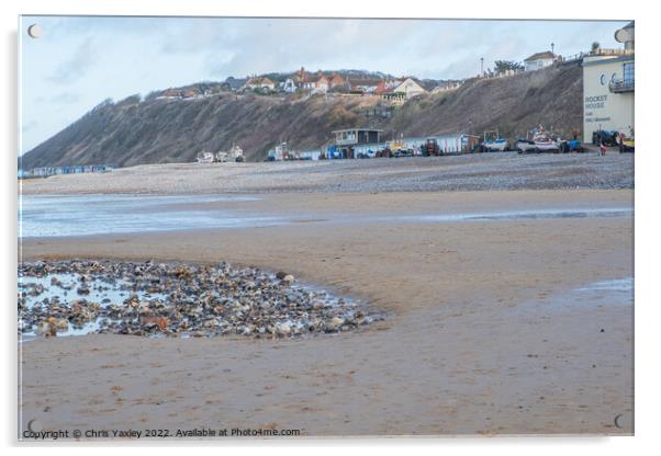 Cromer Beach, North Norfolk Coast Acrylic by Chris Yaxley