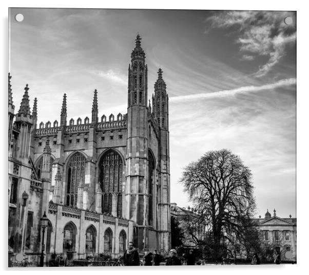 King’s College, Cambridge Acrylic by Chris Yaxley