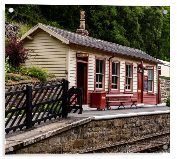 Goathland station, North Yorkshire Acrylic by Chris Yaxley