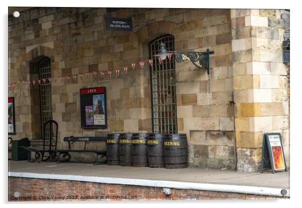 Pickering train station Acrylic by Chris Yaxley