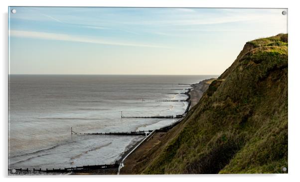 Sheringham, North Norfolk coast Acrylic by Chris Yaxley