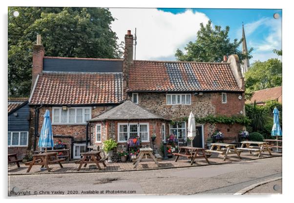 The Adam & Eve pub, Bishopgate, Norwich Acrylic by Chris Yaxley