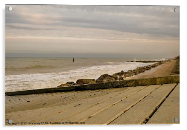 The wooden ramp Acrylic by Chris Yaxley