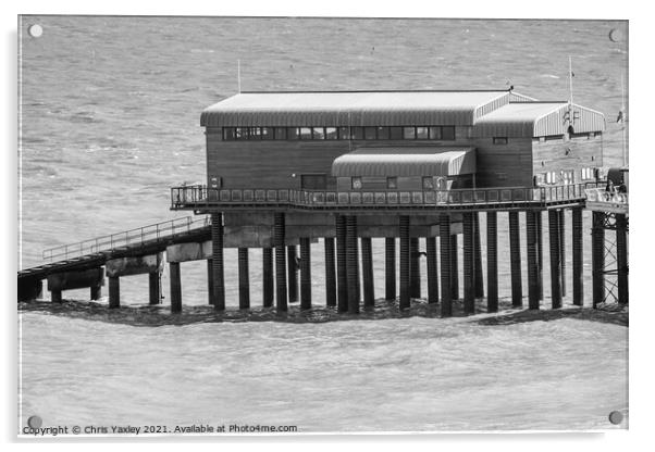 Cromer lifeboat station Acrylic by Chris Yaxley